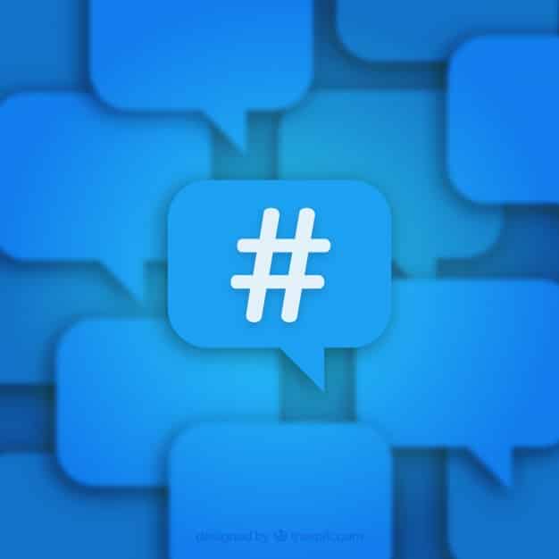 Use as hashtags