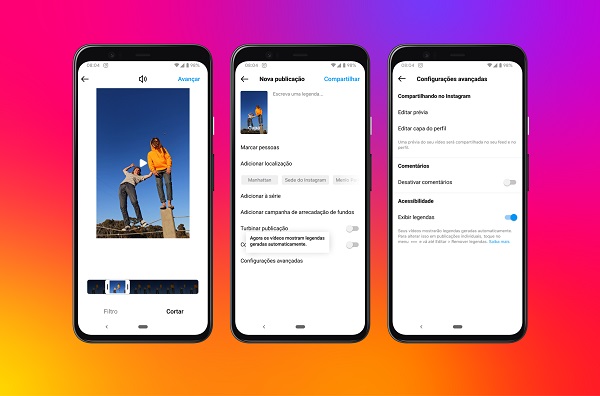 Como utilizar as legendas automáticas no Instagram?