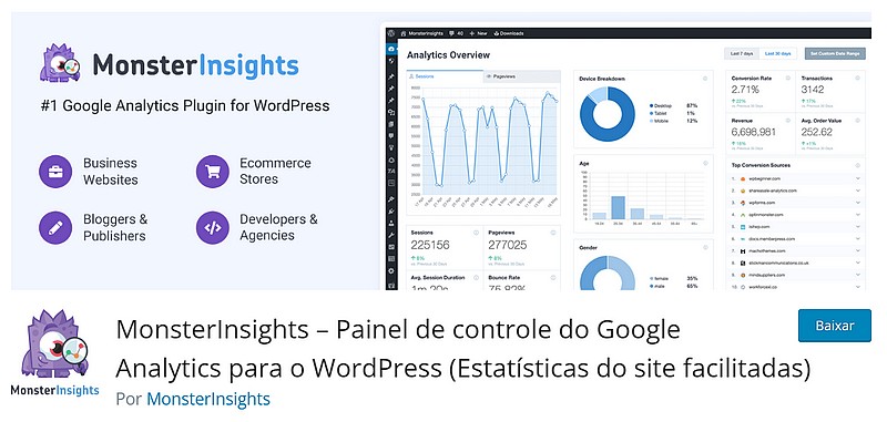 MonsterInsights Wordrpress Plugin MonsterInsights Wordrpress Plugin