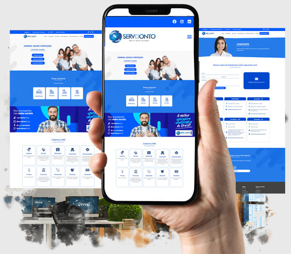 Criação de website em Wordpress para Odontologia: Servdonto