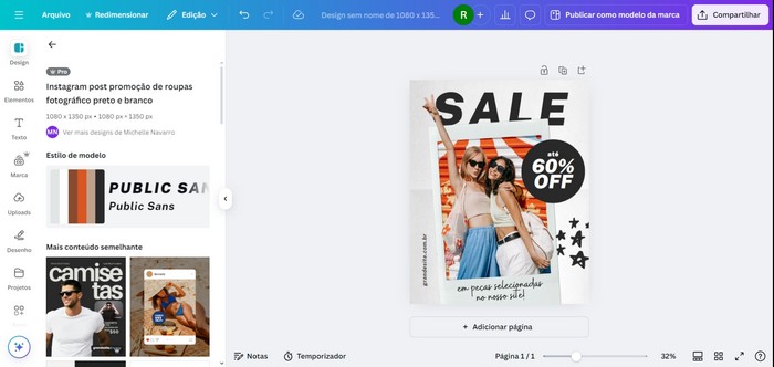 Modelos prontos no Canva para Iniciantes
